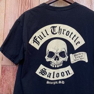 Full Throttle Biker Tee L
